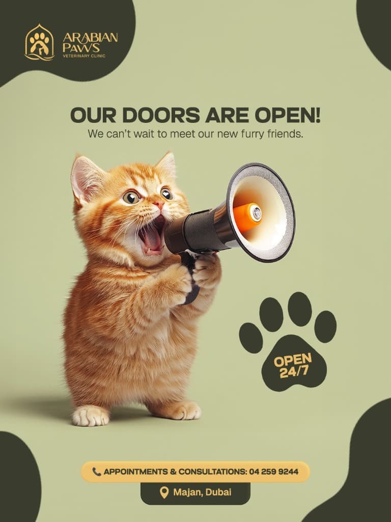 Arabian Paws doors are open